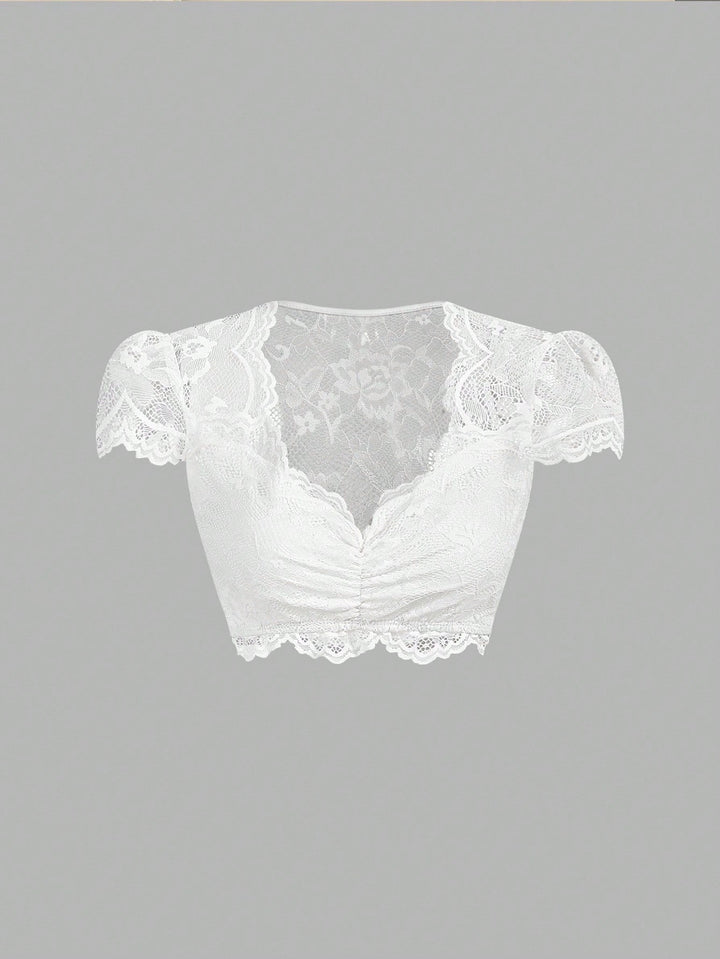 Top SHEIN, alb