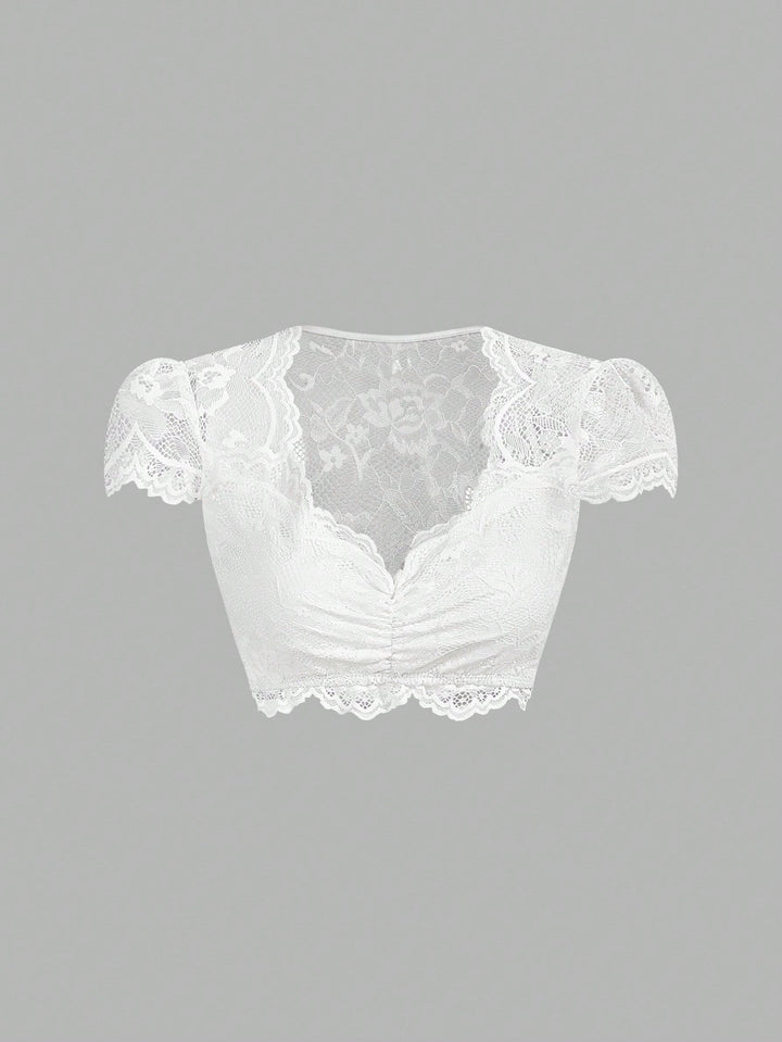 Top SHEIN, alb