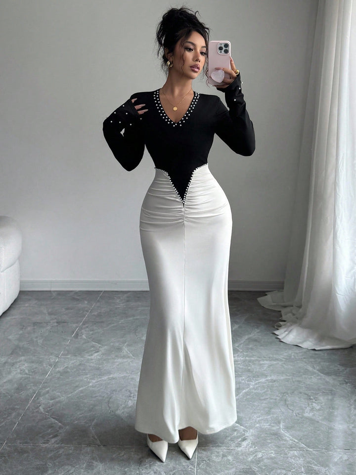 Rochie maxi SHEIN, mix culori