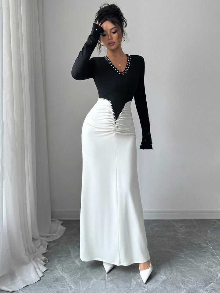 Rochie maxi SHEIN, mix culori