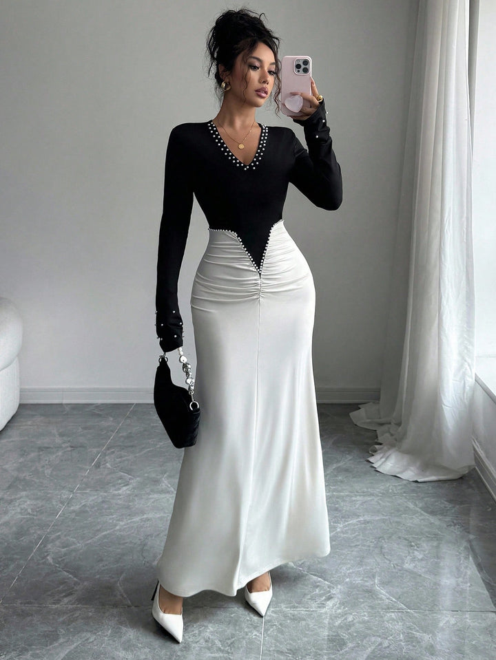 Rochie maxi SHEIN, mix culori