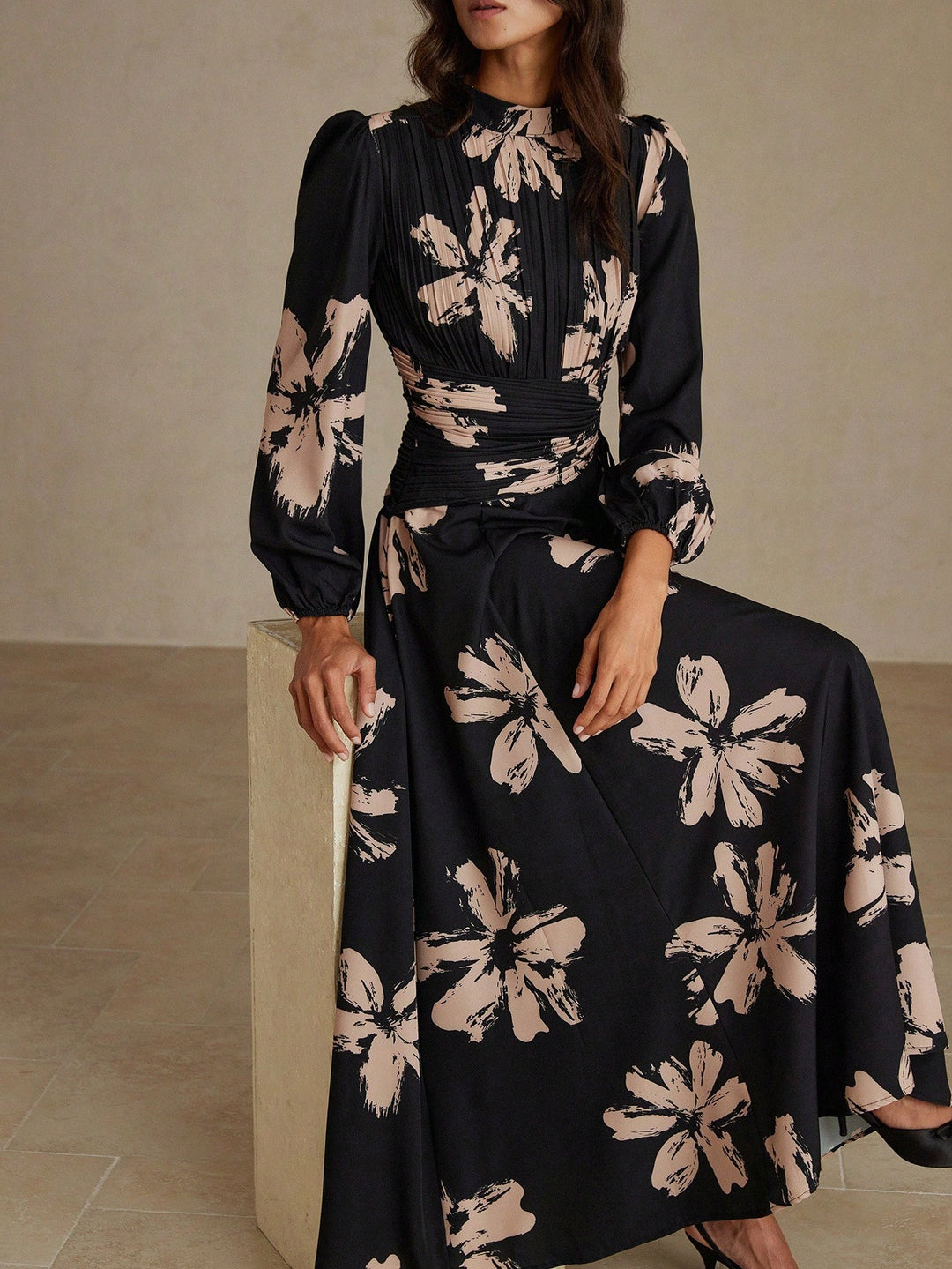 Rochie maxi SHEIN, mix culori