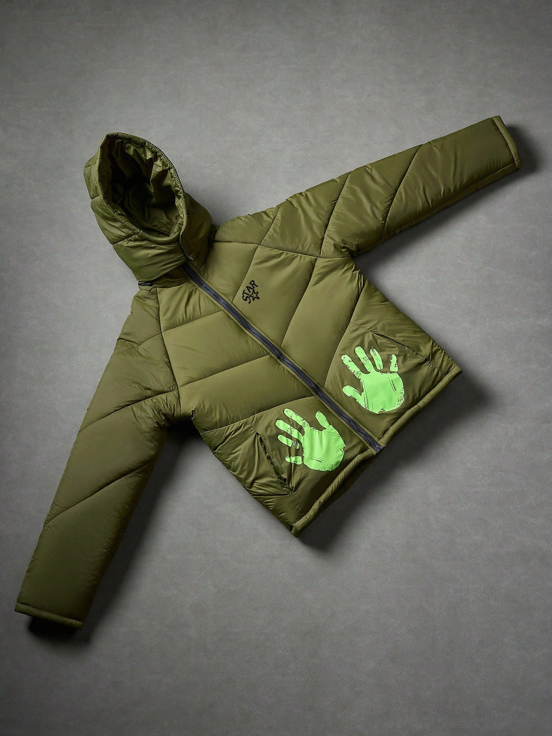 Palton SHEIN, verde