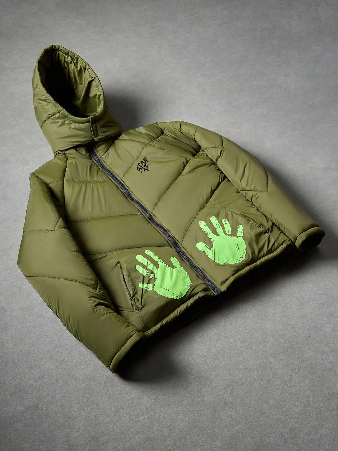 Palton SHEIN, verde