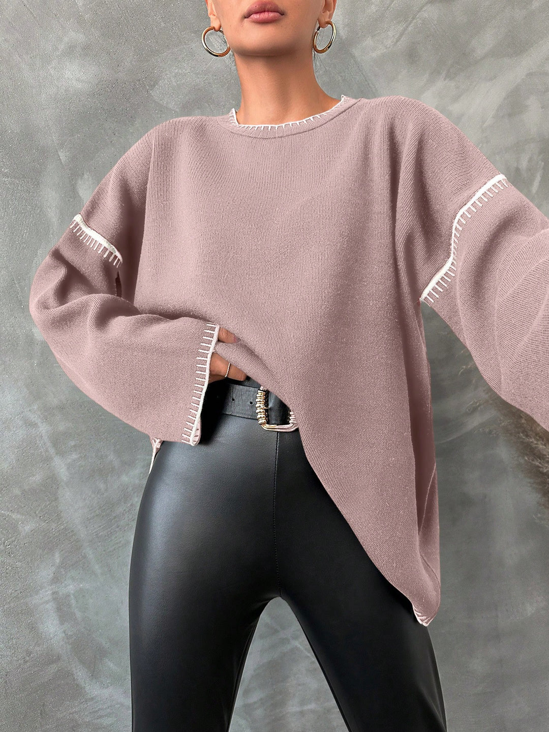 Pulover SHEIN, roz