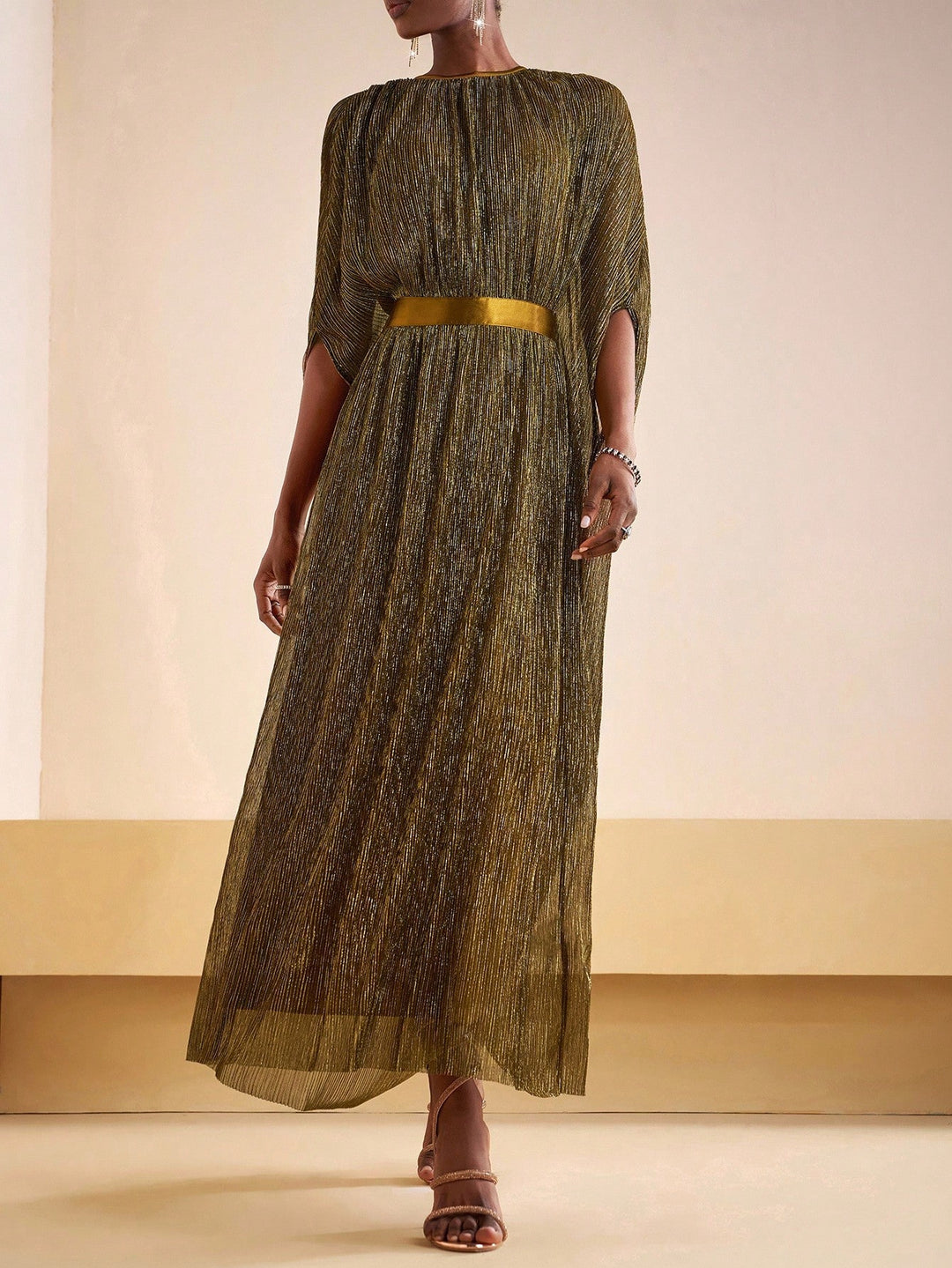 Rochie maxi SHEIN, mix culori
