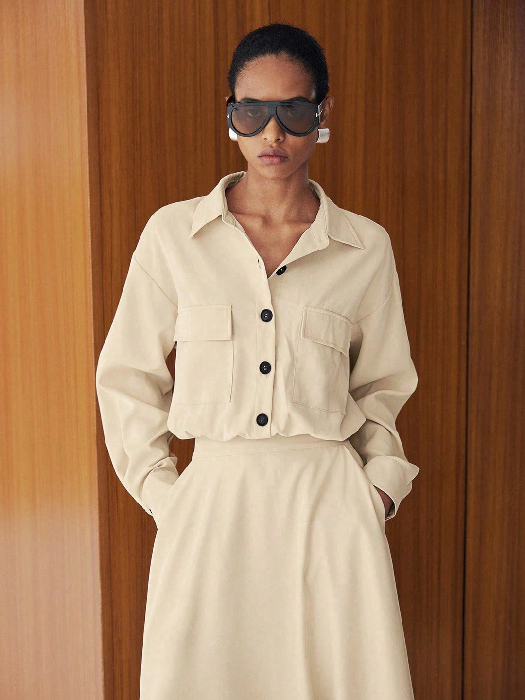 Rochie maxi SHEIN, kaki