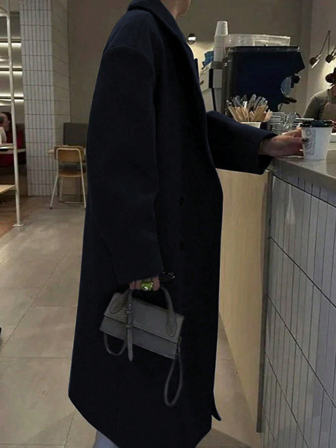 SHEIN kabát, kék
