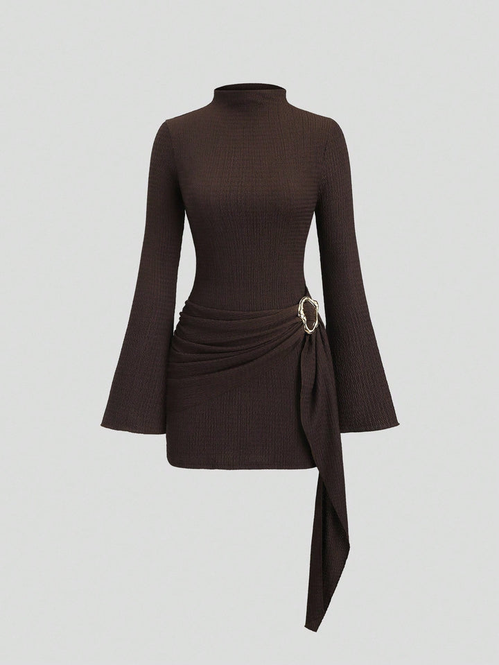 Rochie mini SHEIN, maro