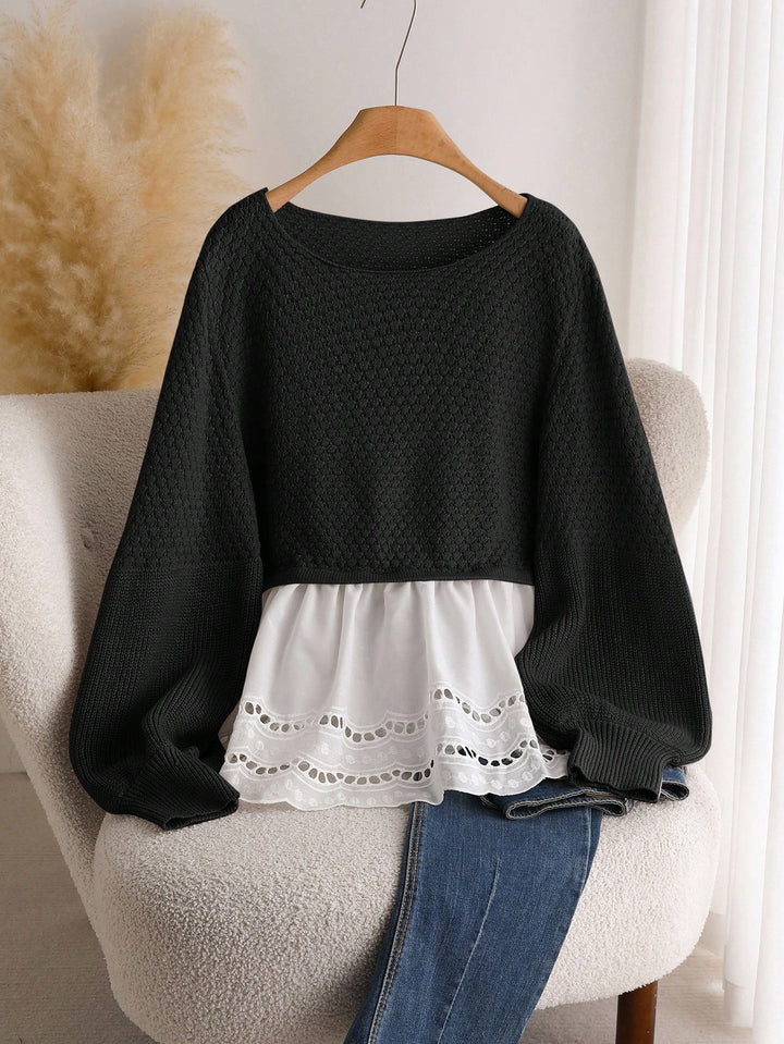 Pulover SHEIN, negru