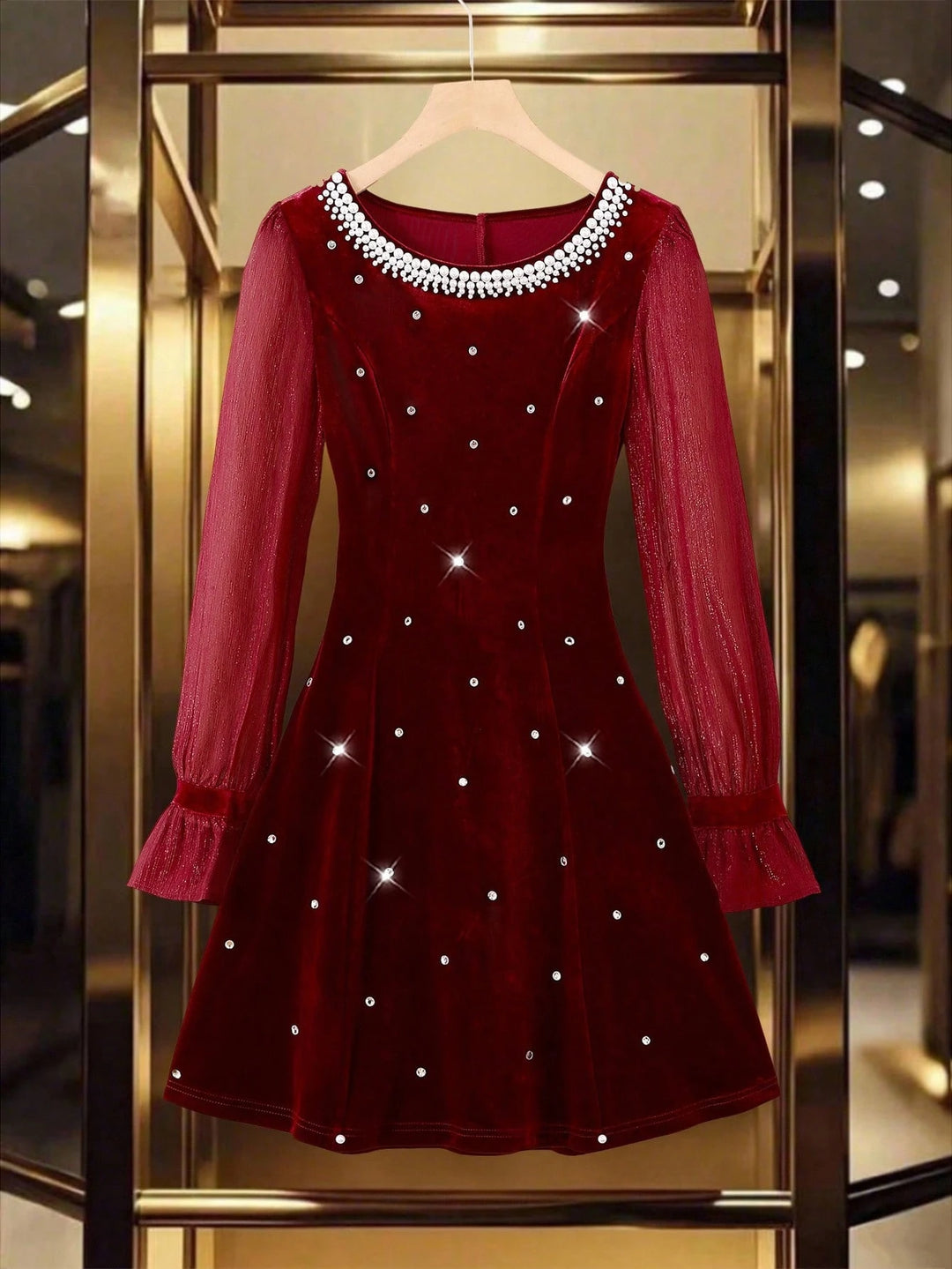 Rochie mini SHEIN, vișiniu