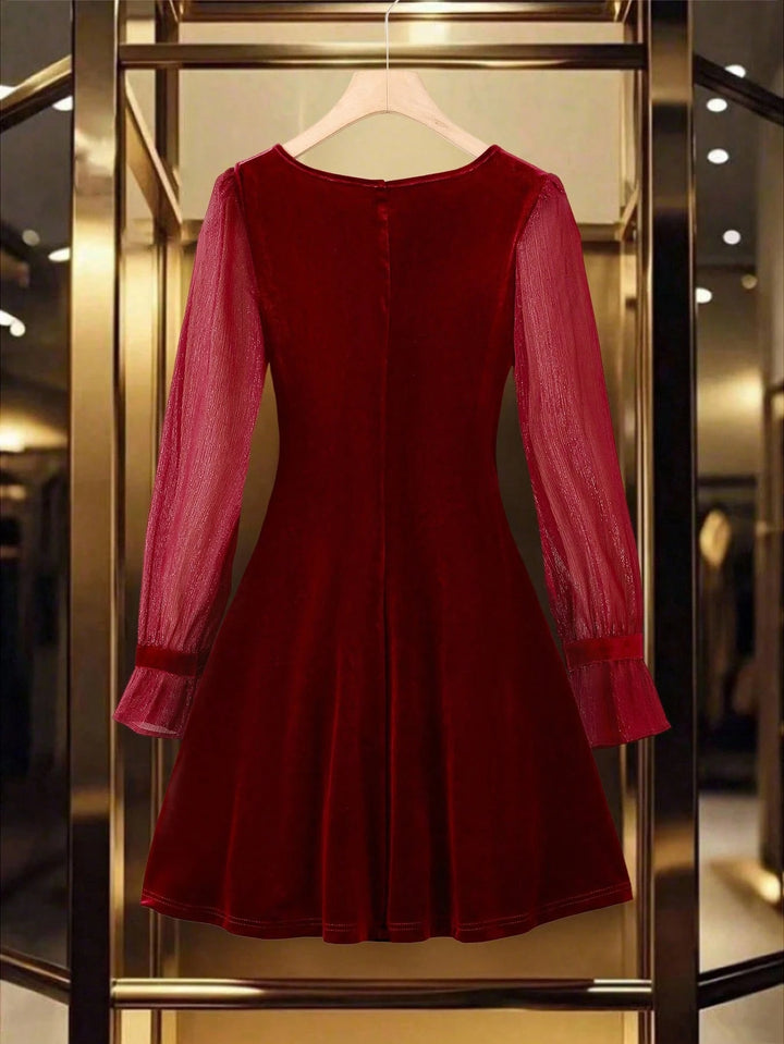 Rochie mini SHEIN, vișiniu