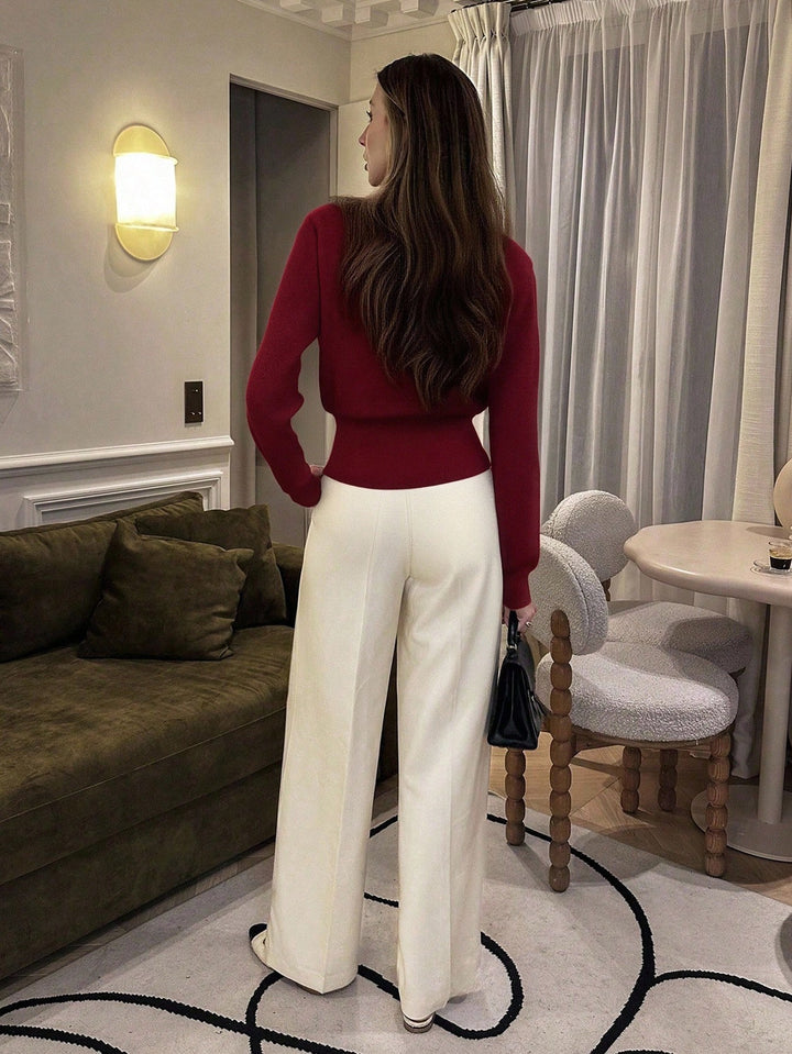 Cardigan SHEIN, vișiniu