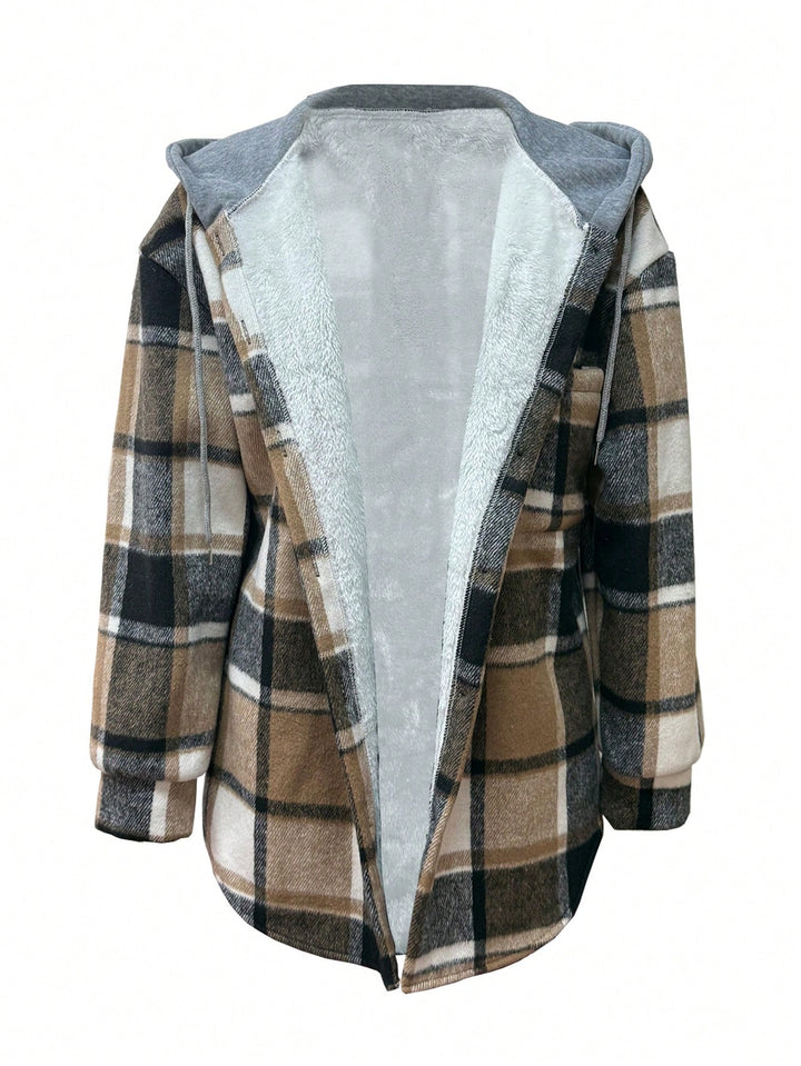 Shein kabát, khaki