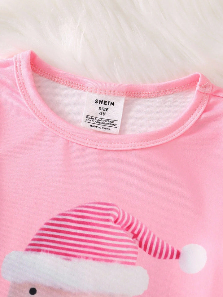 Compleu pijamale SHEIN, roz