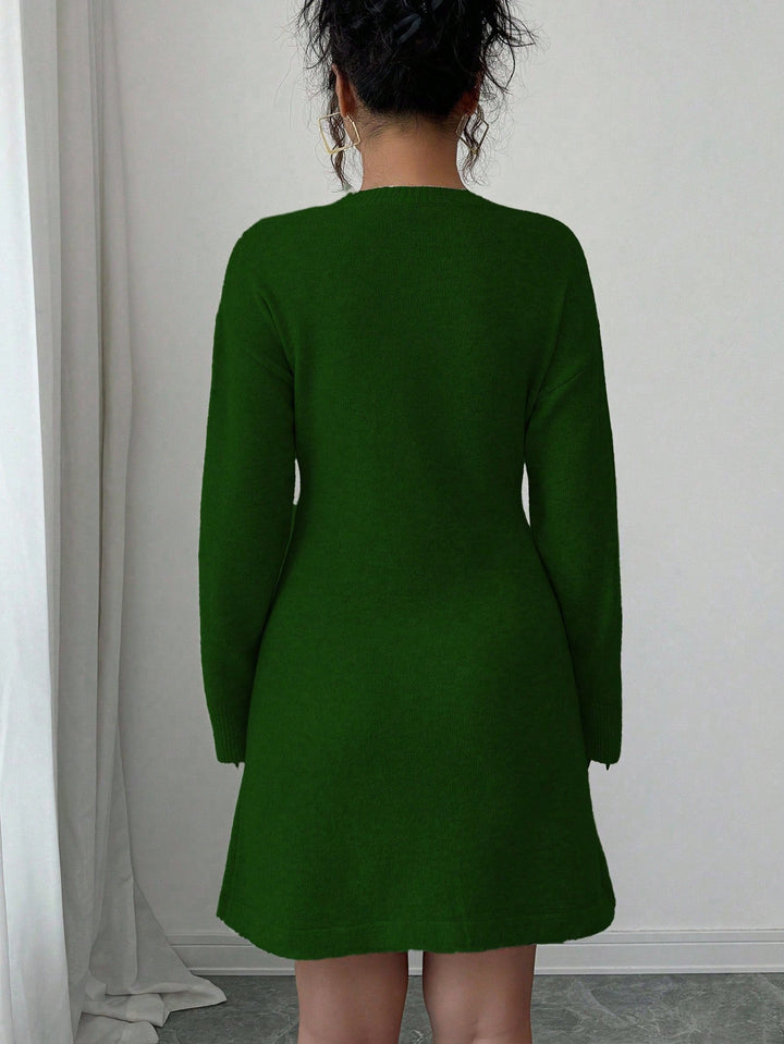 Rochie mini SHEIN, verde