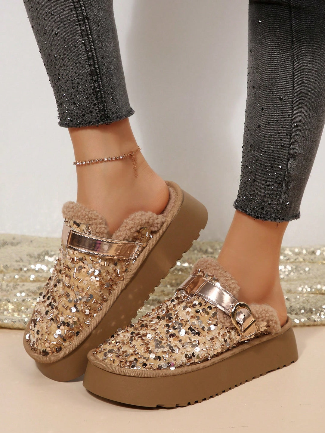 SHEIN csizma, barna