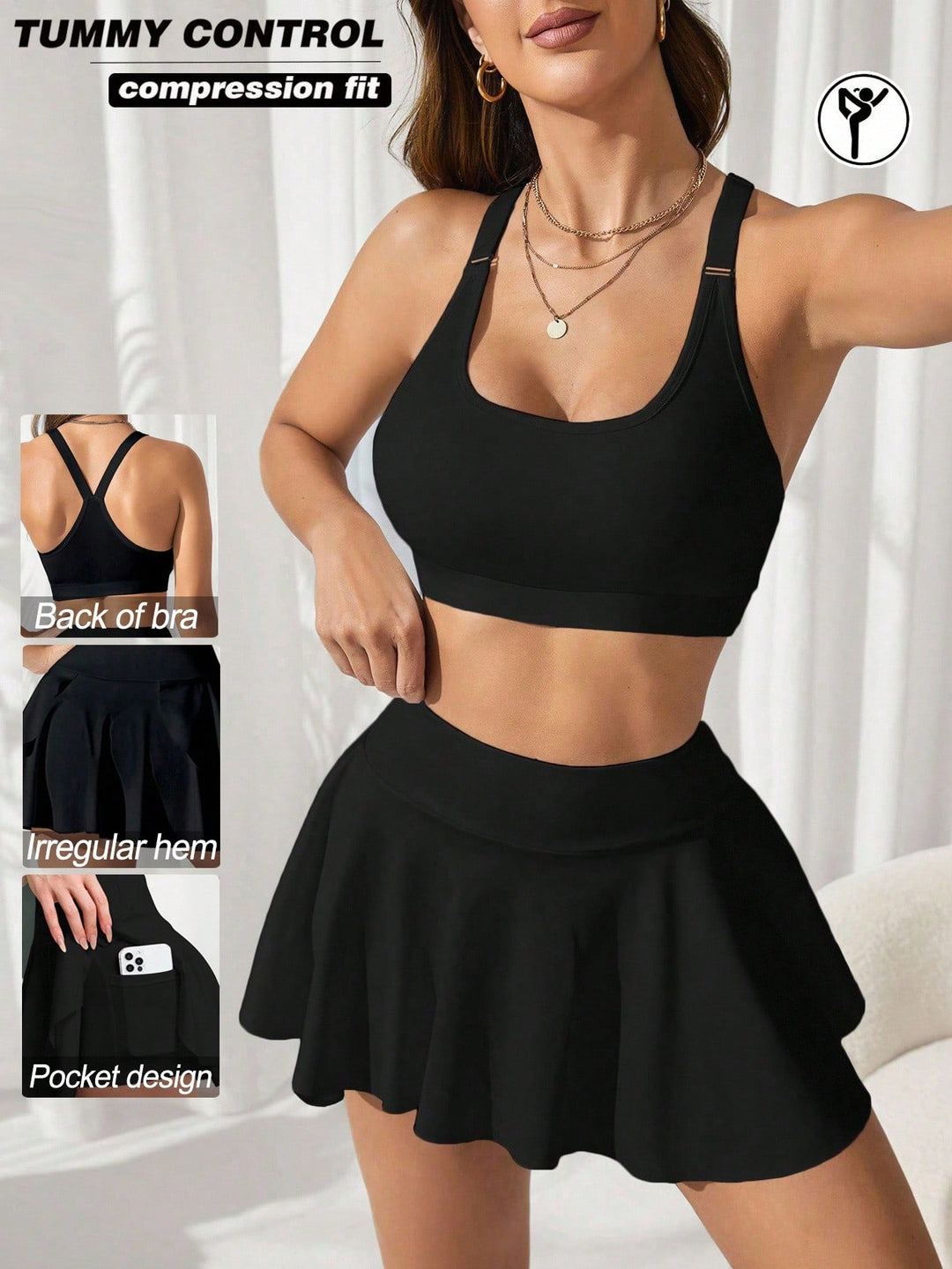 Compleu SHEIN, negru