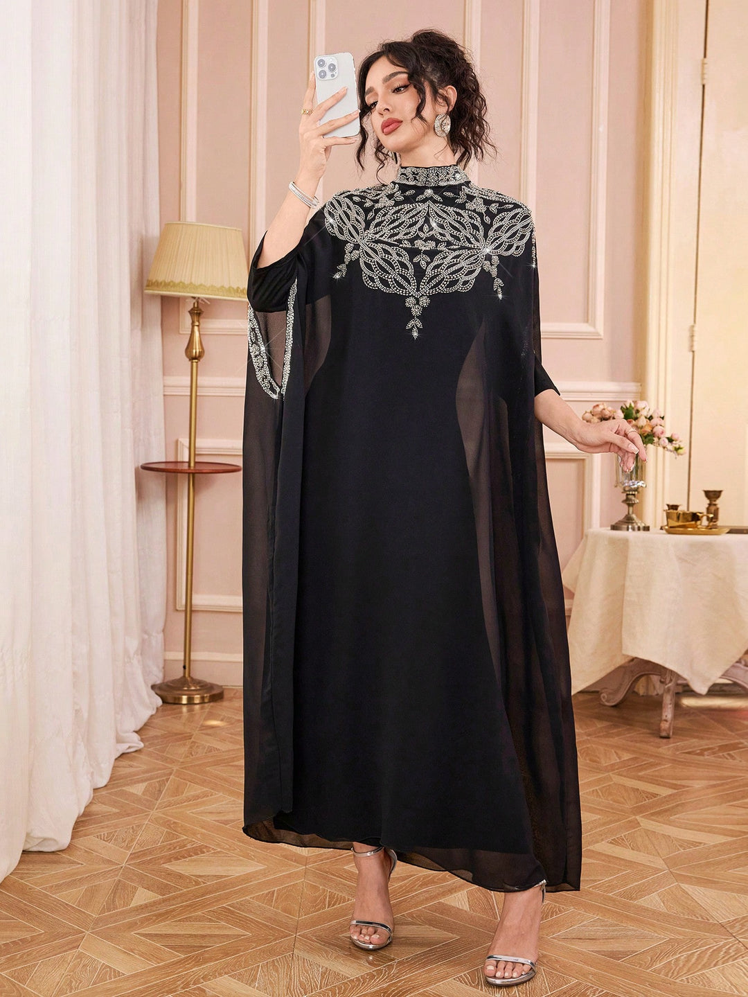 Rochie maxi SHEIN, negru