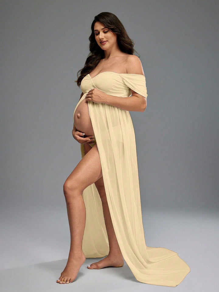 SHEIN bézs kismamaruha