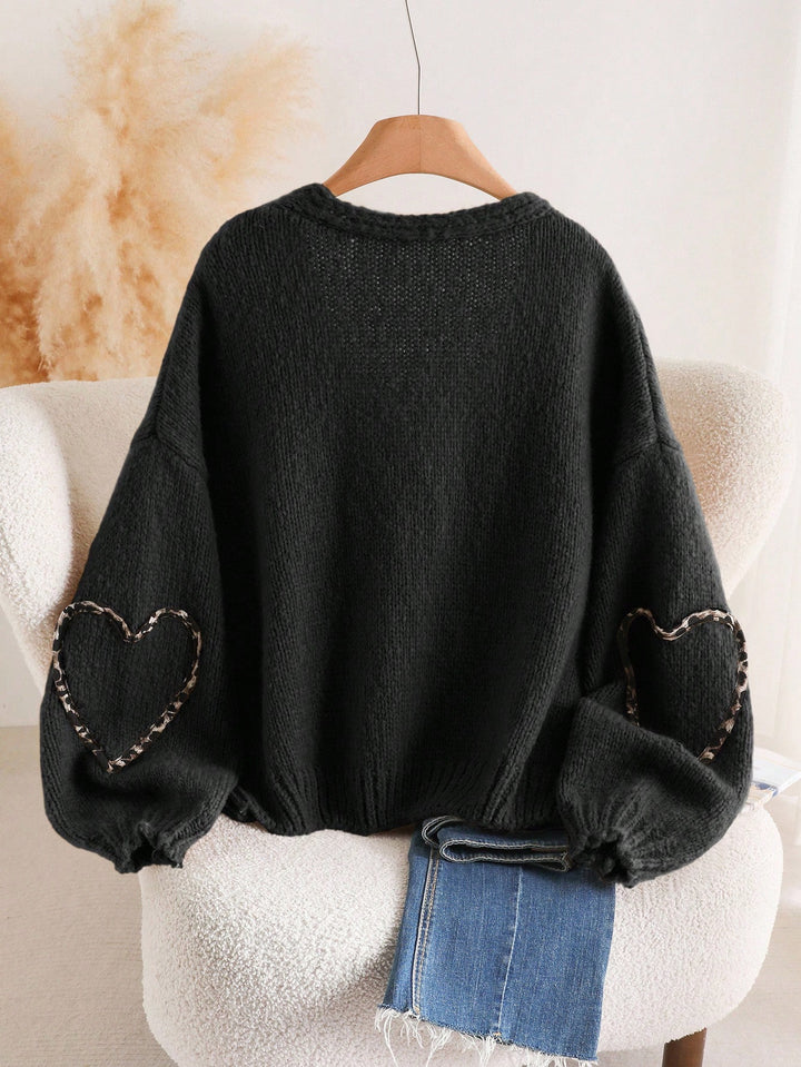 Cardigan SHEIN, negru