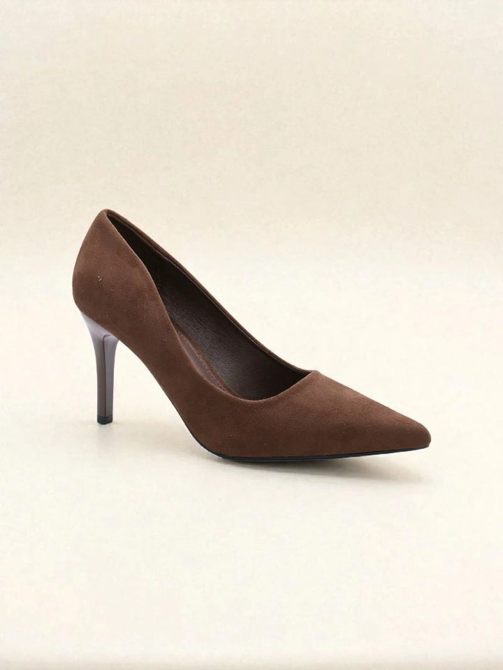 Pantofi cu toc SHEIN, maro