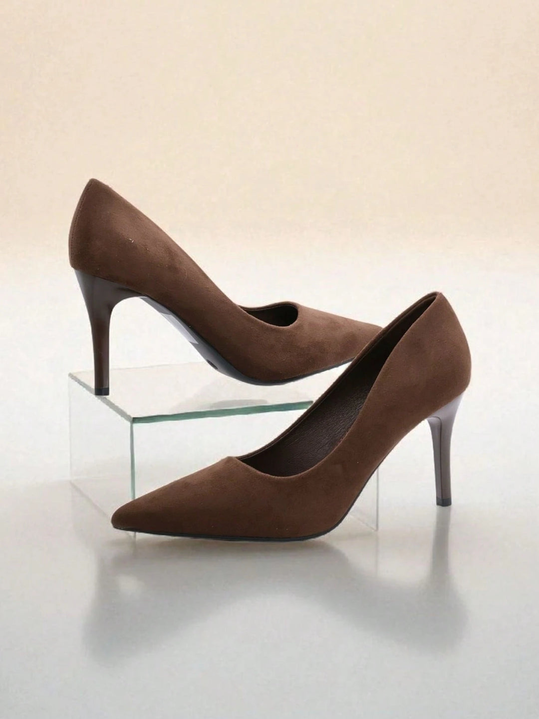 Pantofi cu toc SHEIN, maro