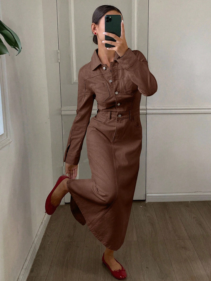 Rochie max SHEIN, maro