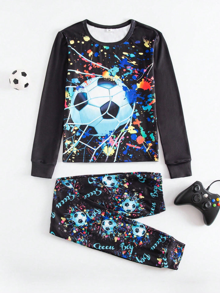 Compleu pijamale SHEIN, negru