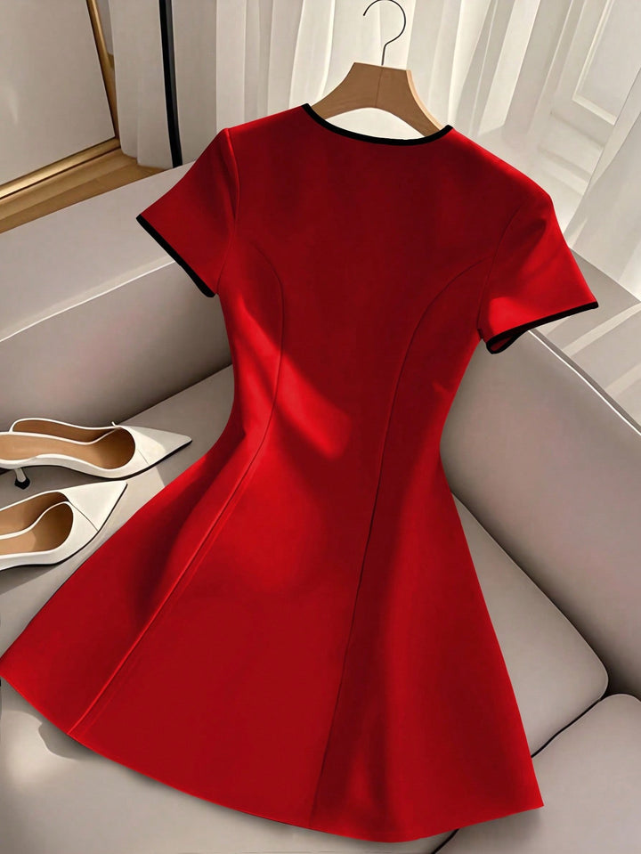 Rochie mini SHEIN, roșu