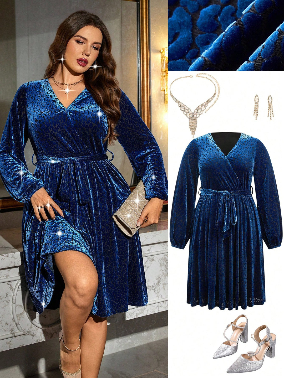 Rochie mini SHEIN, albastru