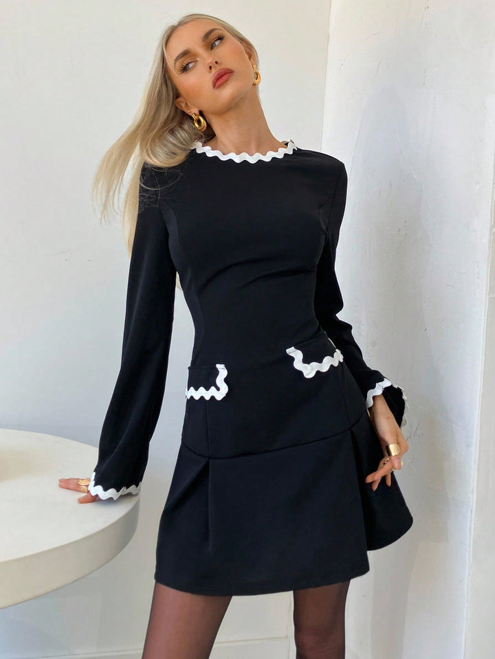 Rochie scurtă SHEIN, negru