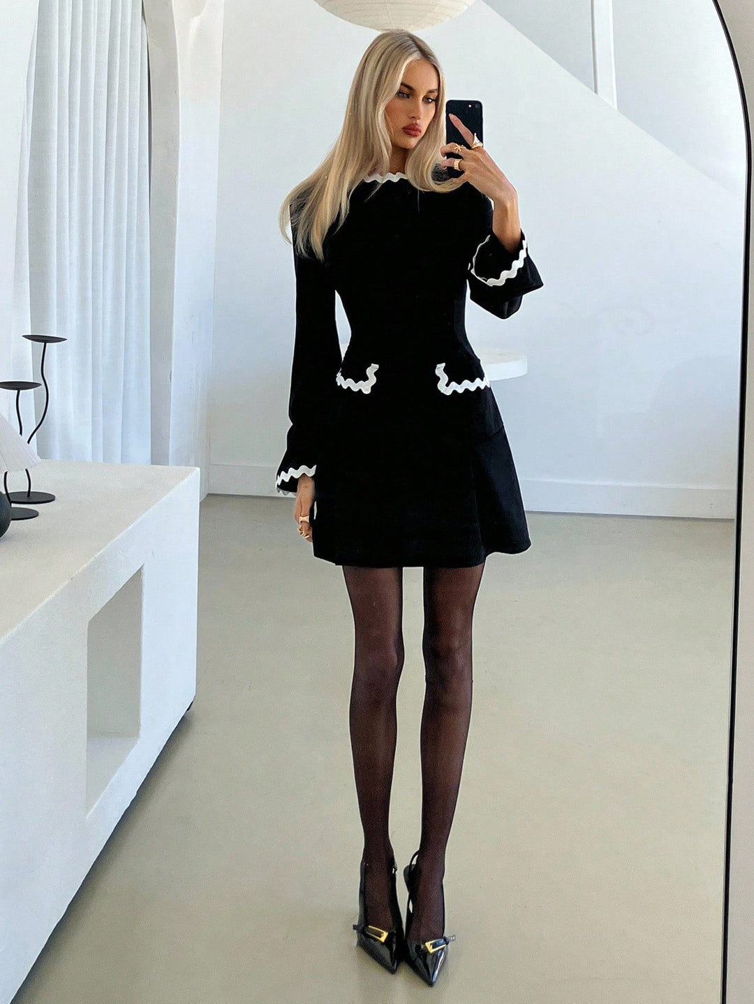 Rochie scurtă SHEIN, negru