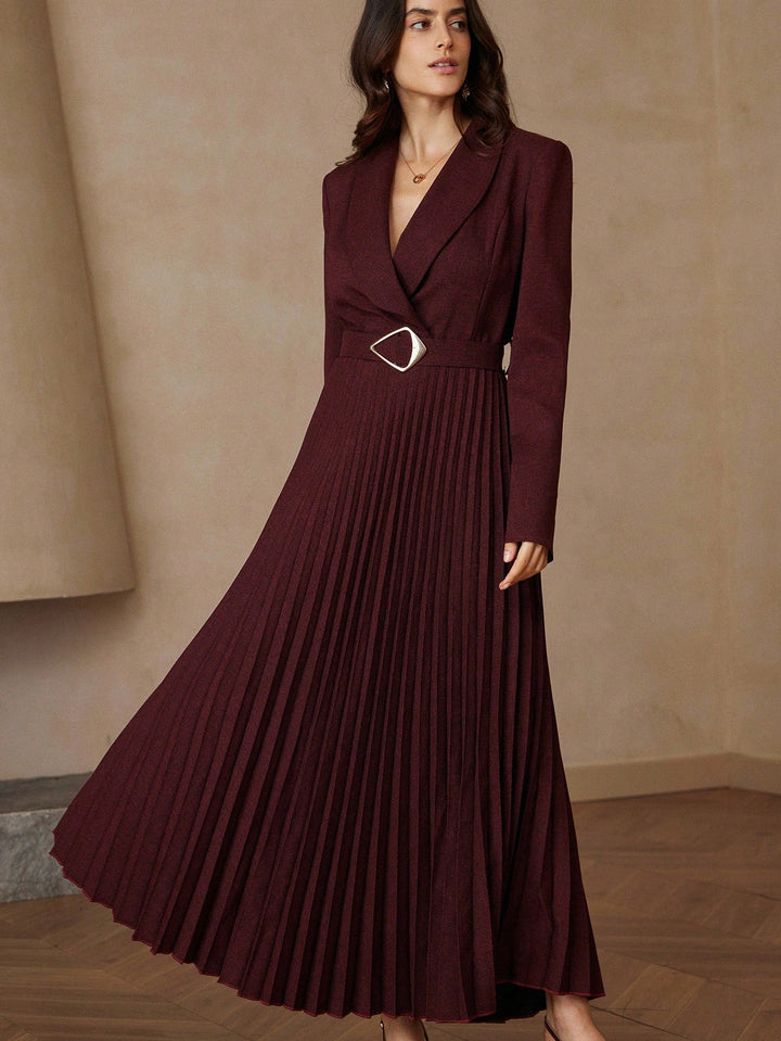 Rochie maxi SHEIN, vișiniu