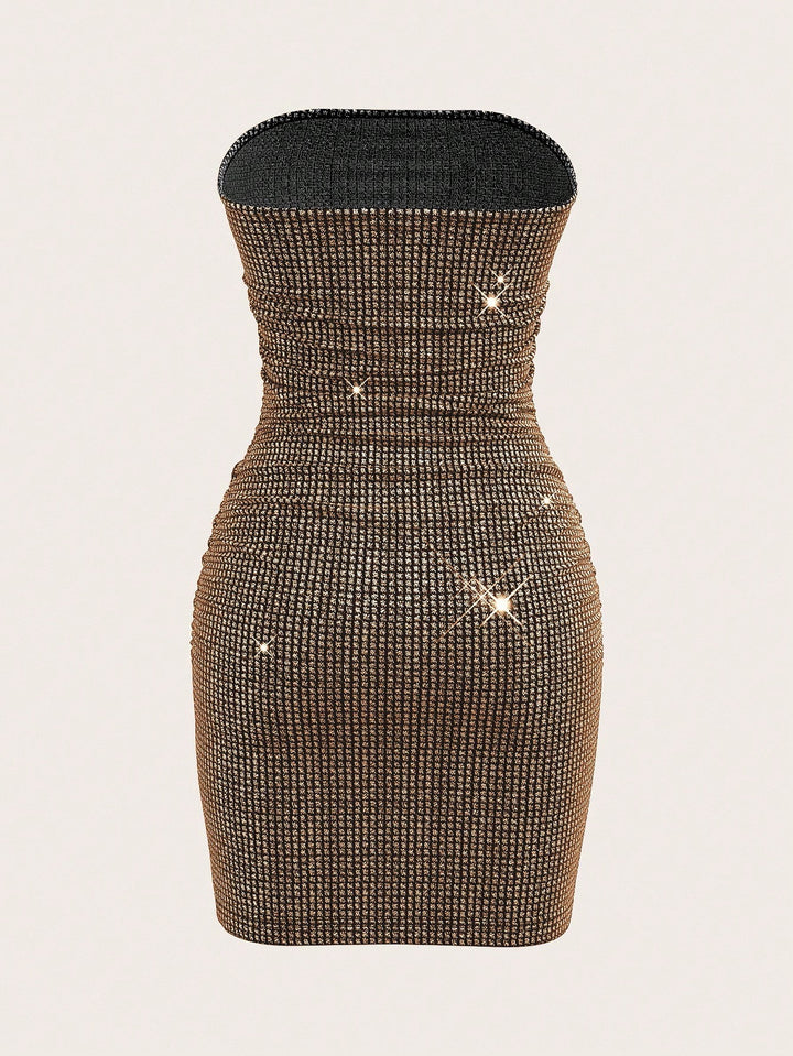 Rochie mini SHEIN, maro