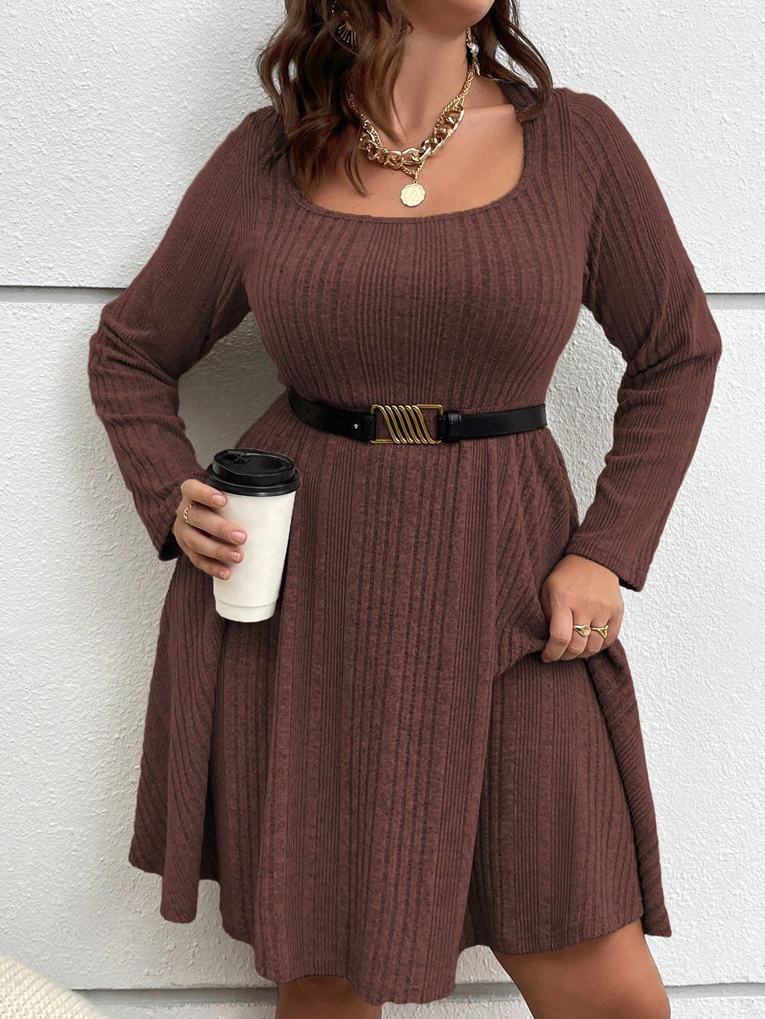 Rochie SHEIN, maro
