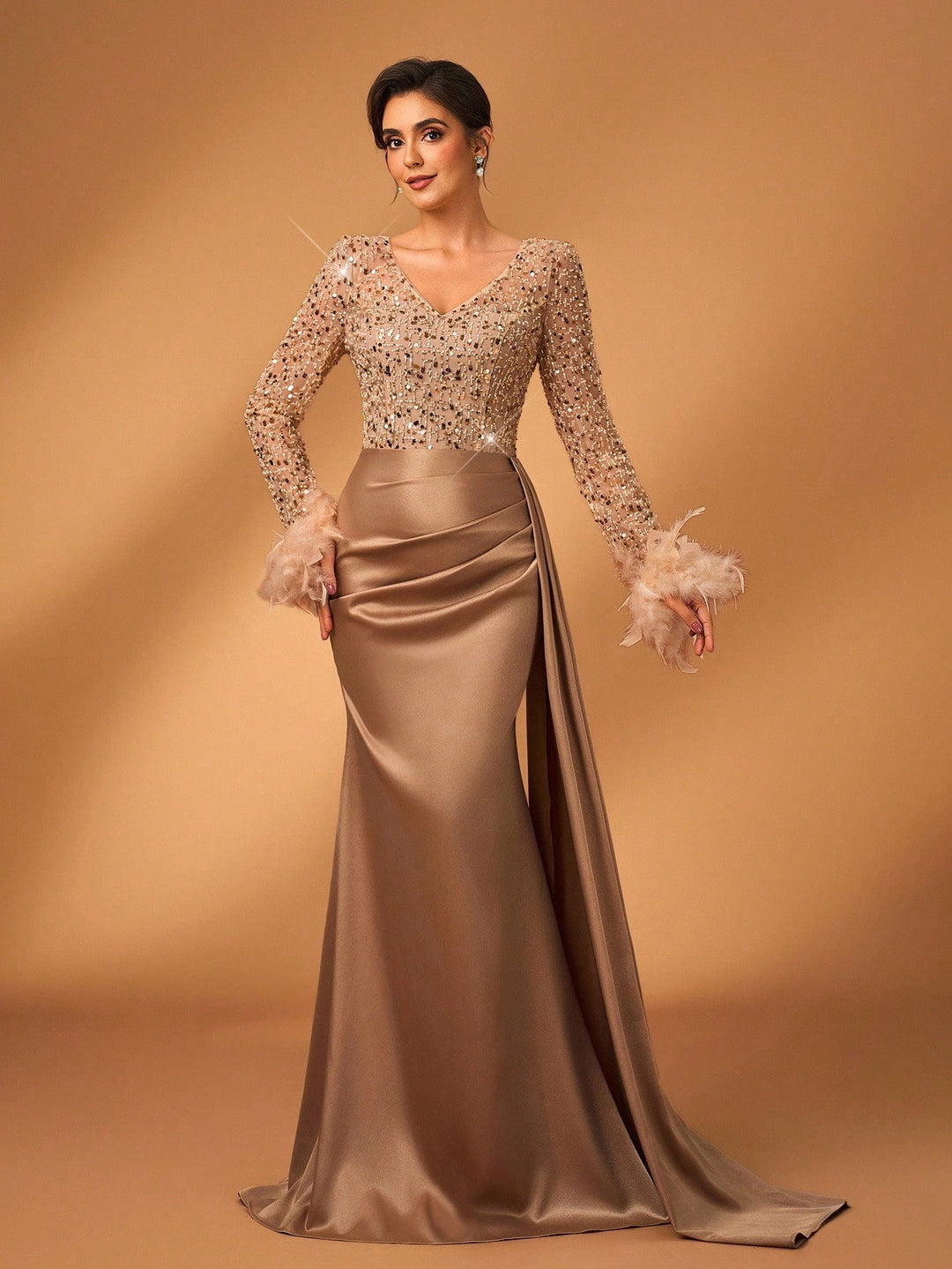 Rochie SHEIN, auriu