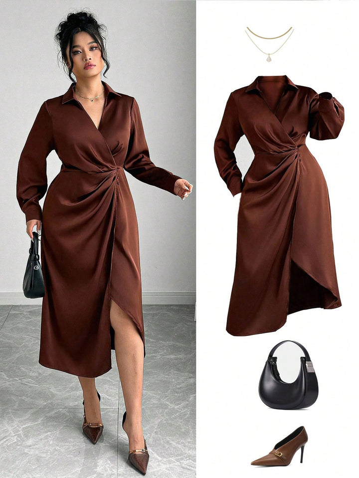 Rochie SHEIN, maro
