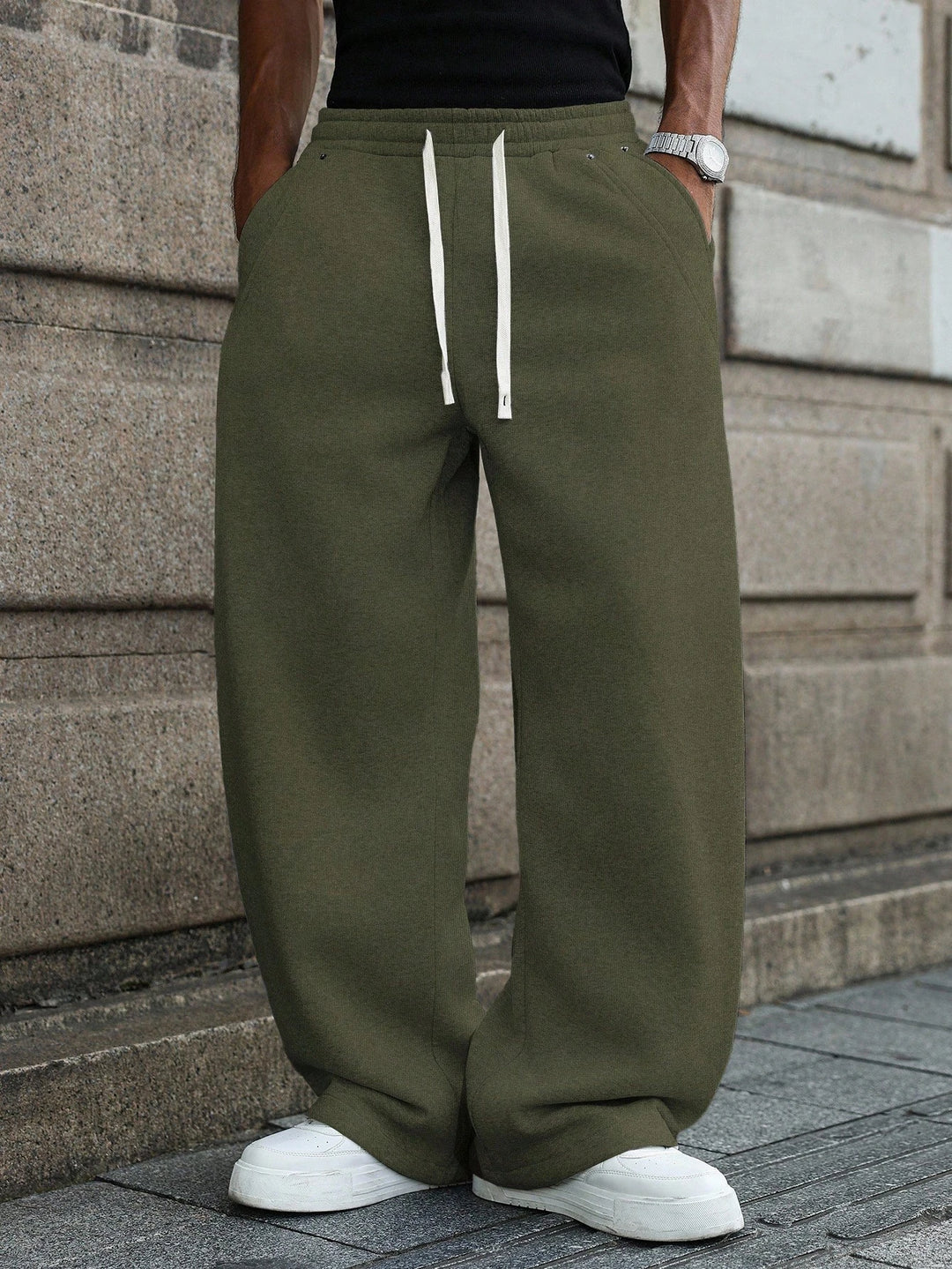 Pantaloni SHEIN, verde
