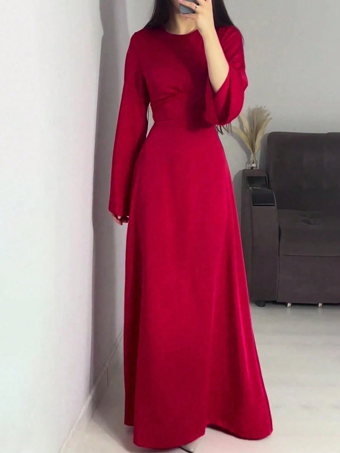 Rochie maxi SHEIN, roșu