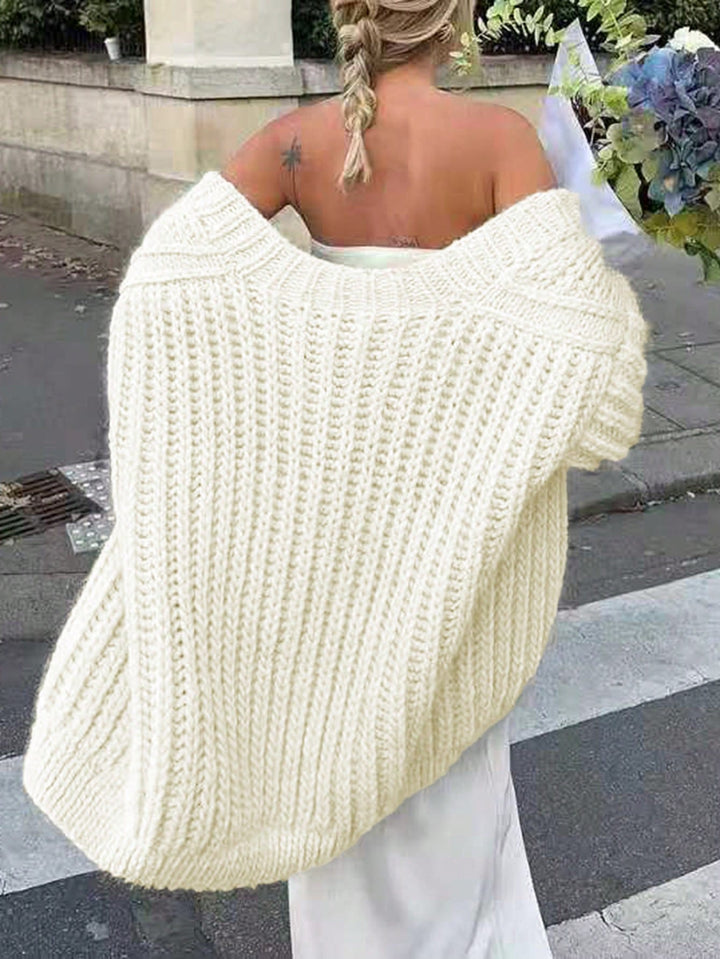 Cardigan SHEIN, alb