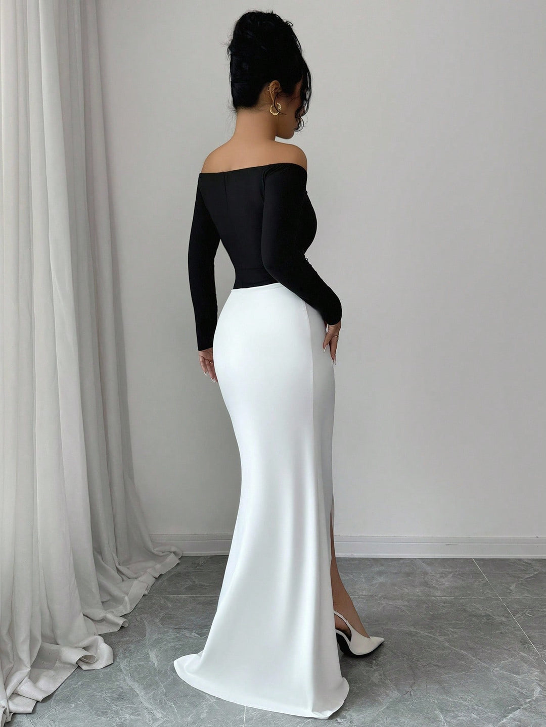 Rochie maxi SHEIN, negru