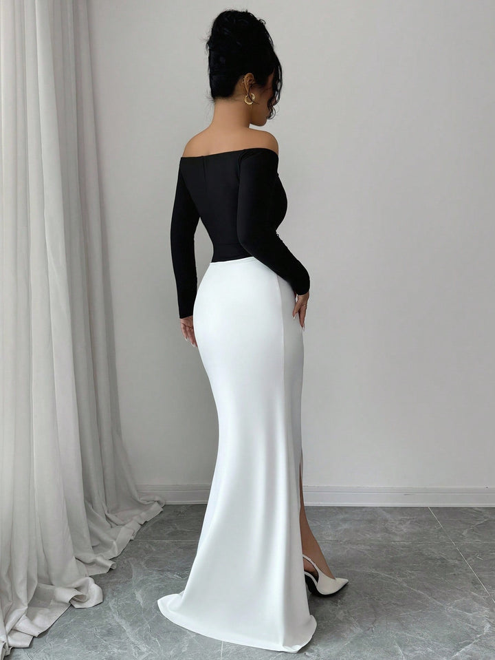 Rochie maxi SHEIN, negru