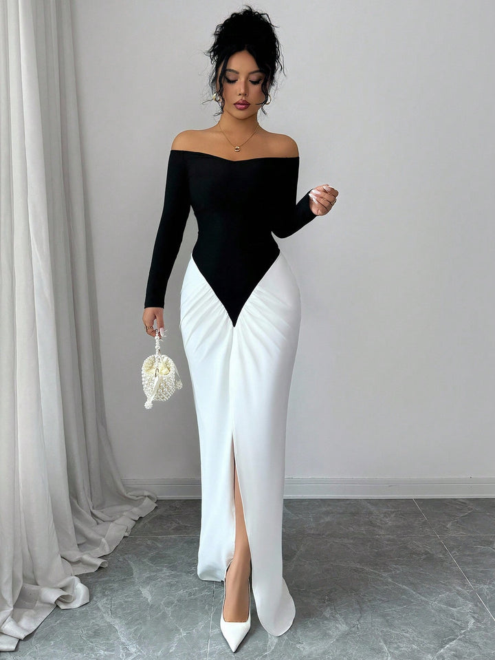 Rochie maxi SHEIN, negru