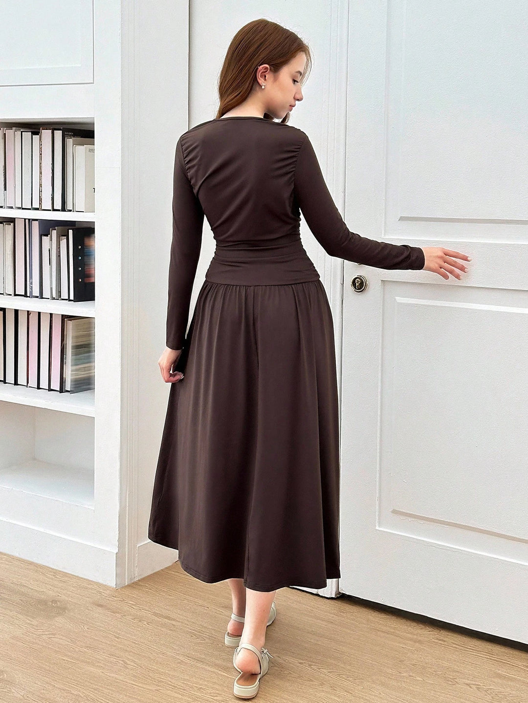 Rochie SHEIN, maro