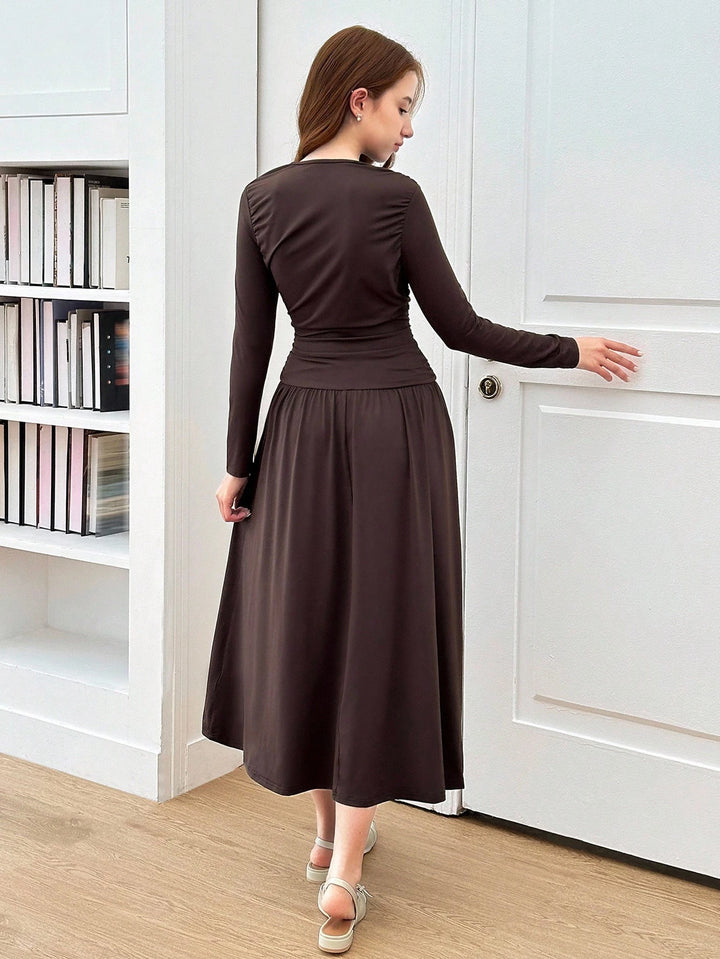 Rochie SHEIN, maro