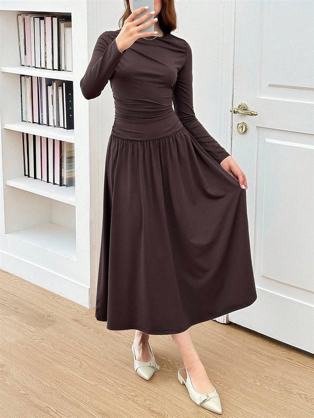 Rochie SHEIN, maro