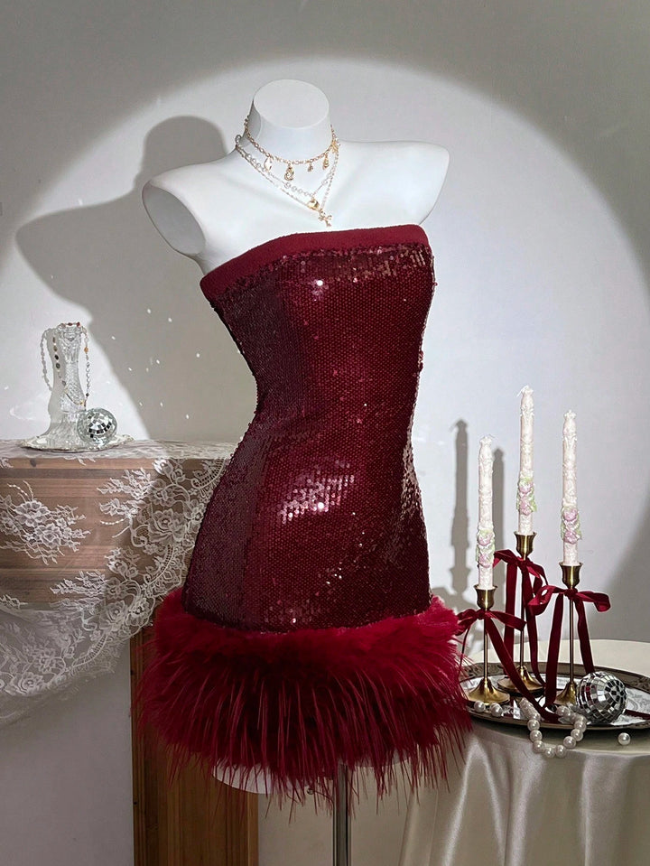 Rochie mini SHEIN, roșu