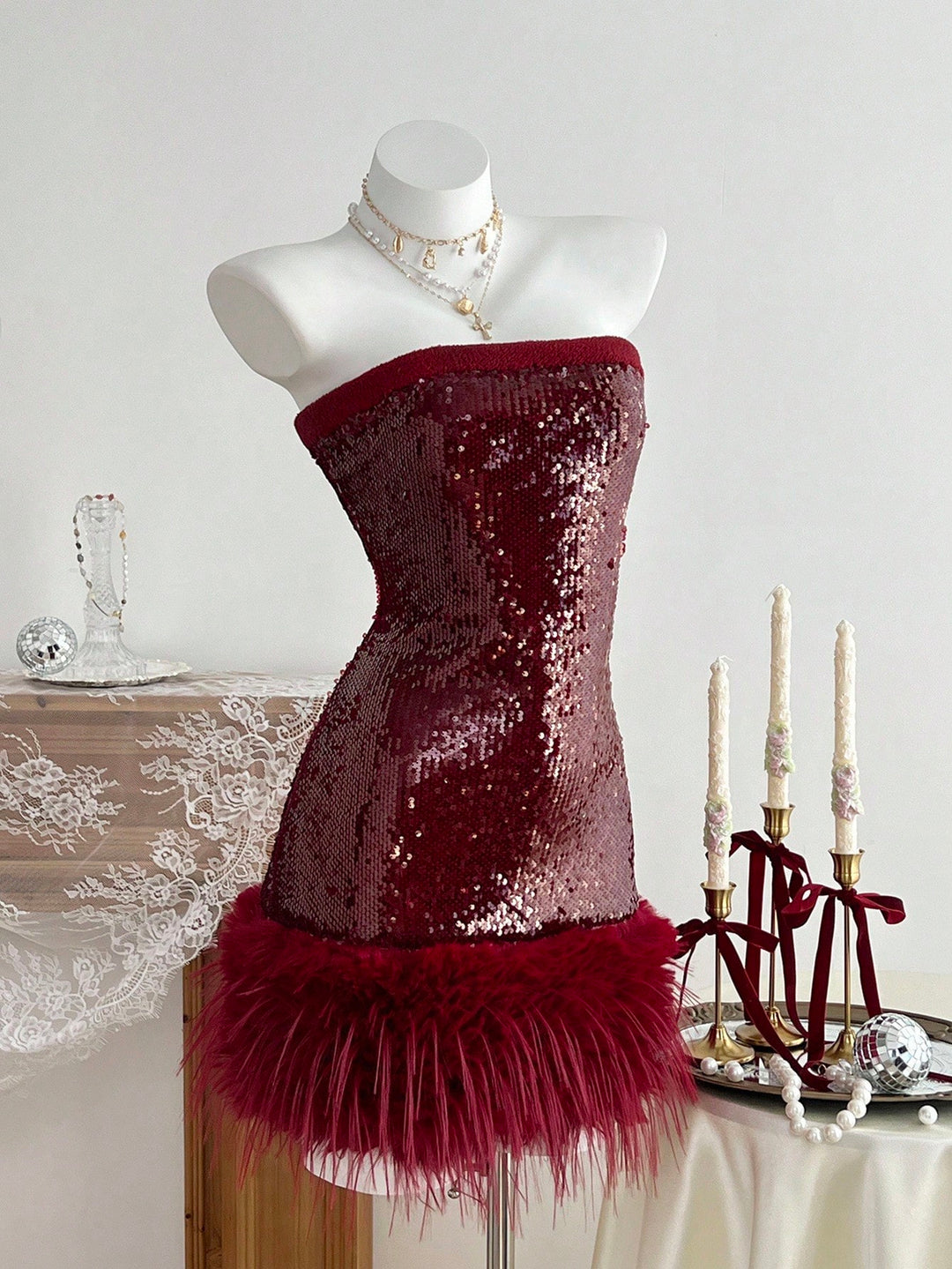 Rochie mini SHEIN, roșu