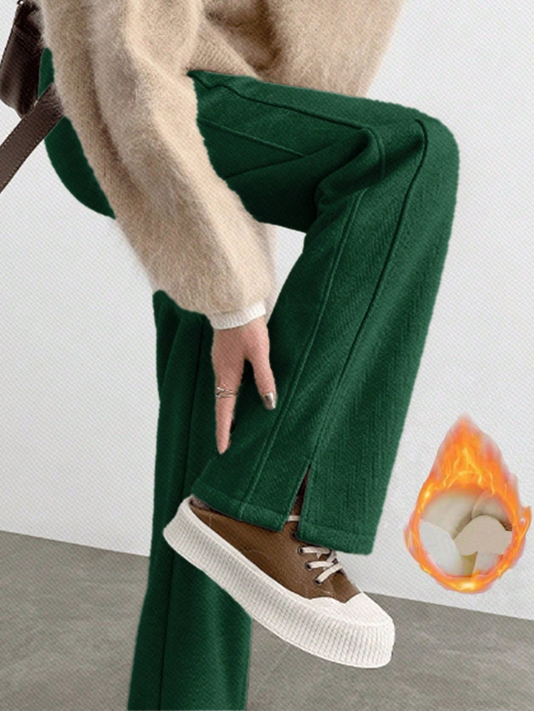 Pantaloni SHEIN, verde